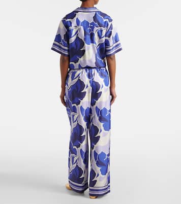 Paros printed wide-leg pants | Rebecca Vallance