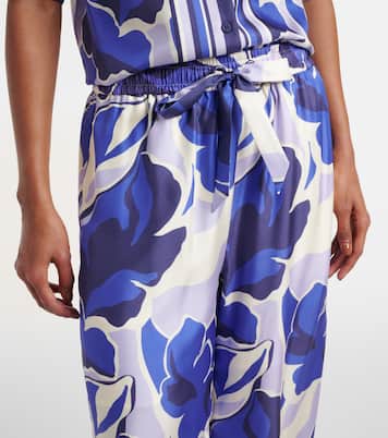 Paros printed wide-leg pants | Rebecca Vallance