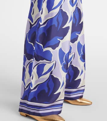 Paros printed wide-leg pants | Rebecca Vallance
