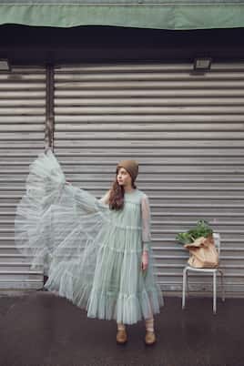 Grace tiered tulle dress | C'era Una Volta
