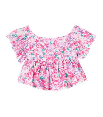Cycas floral top | Poupette St Barth Kids