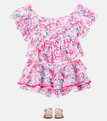 Cycas floral top | Poupette St Barth Kids