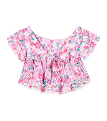 Cycas floral top | Poupette St Barth Kids