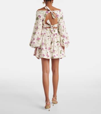 Bedruckte Shorts aus Leinen | Agua by Agua Bendita