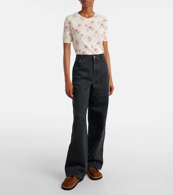 Anagram wide-leg jeans | Loewe