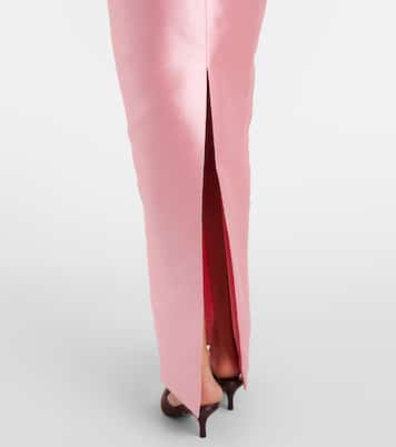 Robe de cocktail Davina en satin | Solace London