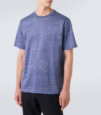 Printed cotton jersey T-shirt | Berluti