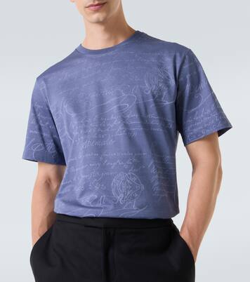 Printed cotton jersey T-shirt | Berluti