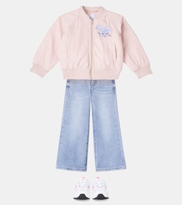 Wide-Leg Jeans Asta mit Kristallen | Molo