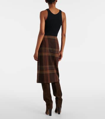 Midirock aus einem Wollgemisch | Polo Ralph Lauren