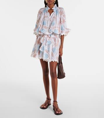Robe chemise imprimée en coton | Juliet Dunn