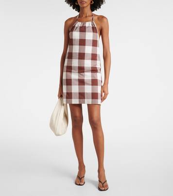 Robe Callie en coton à carreaux vichy | Posse