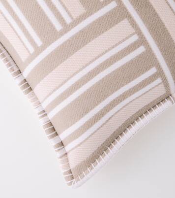 Jacquard wool and cashmere cushion | Loro Piana
