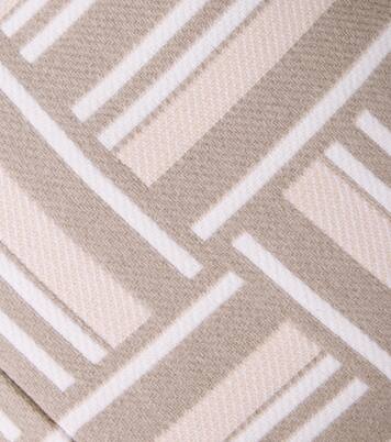 Jacquard wool and cashmere cushion | Loro Piana