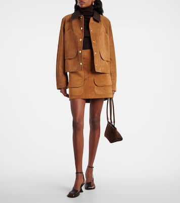 Walters suede field jacket | Veronica Beard
