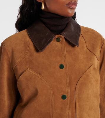 Walters suede field jacket | Veronica Beard