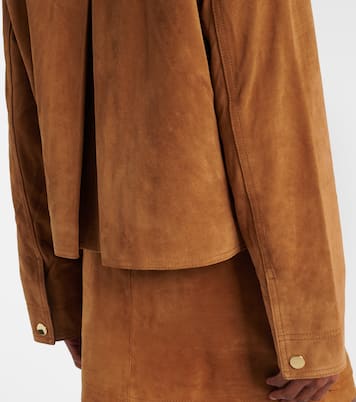 Walters suede field jacket | Veronica Beard