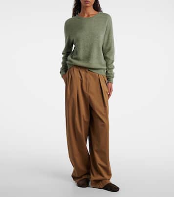 Hudson suede mules | The Row