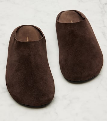 Hudson suede mules | The Row