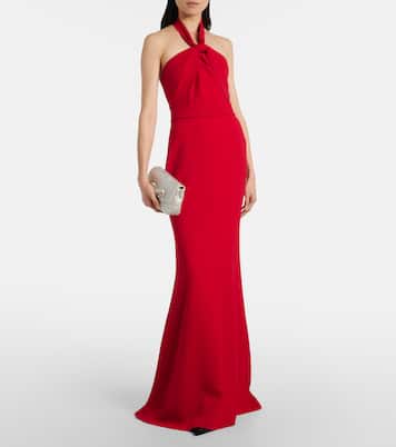 Soft Bow Mini embellished satin clutch | Jimmy Choo