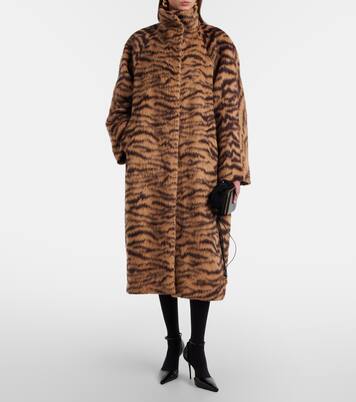 Wool-blend jacquard coat | Alaïa