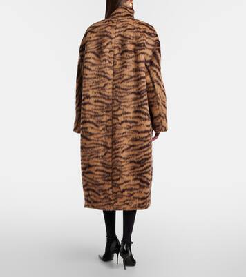 Wool-blend jacquard coat | Alaïa