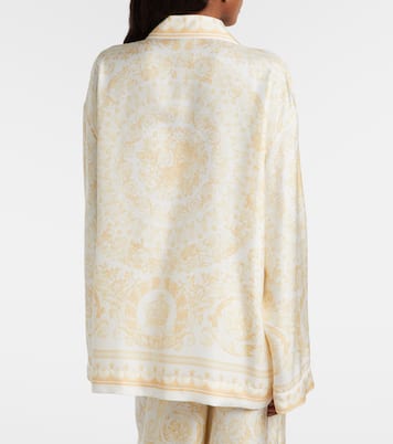 Hemd Barocco aus Seiden-Twill | Versace
