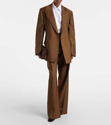 Pantalon ample en laine et mohair | Róhe