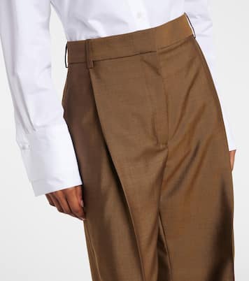 Pantalon ample en laine et mohair | Róhe