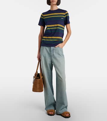 Quilted suede slides | Miu Miu