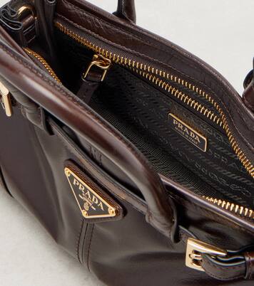 Prada Bonnie Mini leather top-handle bag | Prada