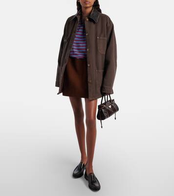 Prada Bonnie Mini leather top-handle bag | Prada