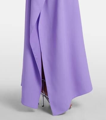 Mila off-shoulder crêpe cady kaftan | Taller Marmo