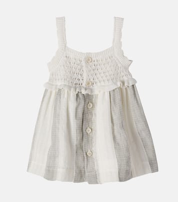 Baby Fontclara cotton and linen dress | 1 + in the Family