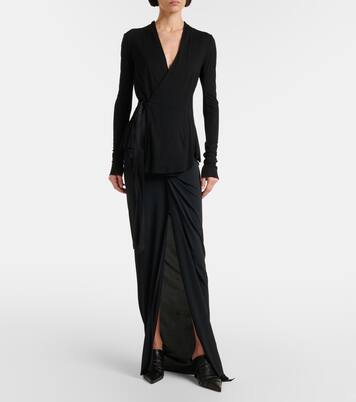 Lilies jersey maxi skirt | Rick Owens