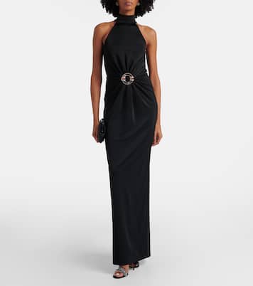 Nala embellished halterneck gown | Rebecca Vallance