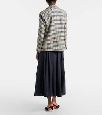 Pineta pleated cotton midi skirt | 'S Max Mara