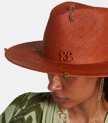 Fedora aus Stroh mit Kettendetail | Ruslan Baginskiy