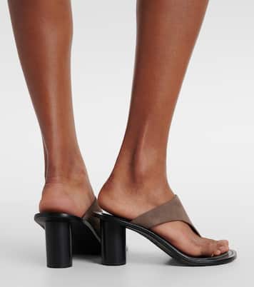 Hardie suede thong sandals | A.Emery