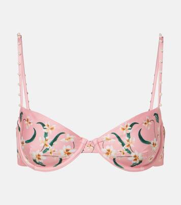 Magdalena floral bikini top  | Agua by Agua Bendita