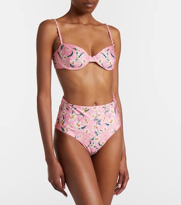 Magdalena floral bikini top  | Agua by Agua Bendita