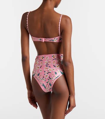 Magdalena floral bikini top  | Agua by Agua Bendita