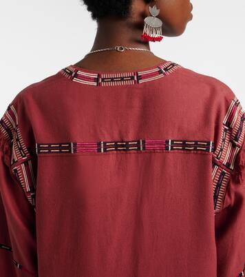 Freya embroidered silk tunic | Isabel Marant