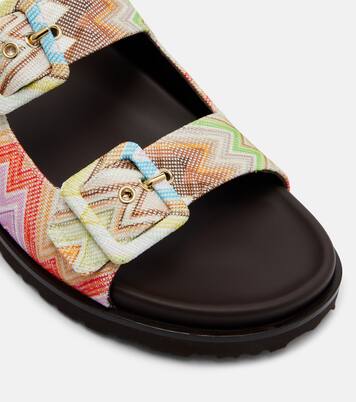Mia Zigzag slingback sandals | Missoni