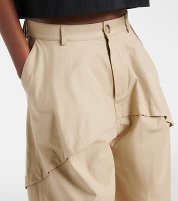 Paula's Ibiza cotton wide-leg pants | Loewe