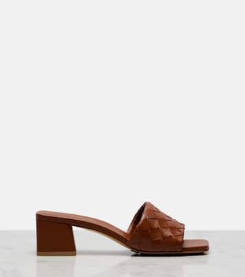 Mules Parco Intrecciato in pelle | Bottega Veneta