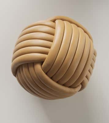 Nodo leather doorstop | Giobagnara