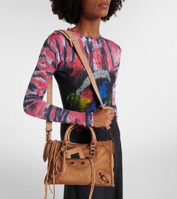 Tote Le City Small aus Veloursleder | Balenciaga