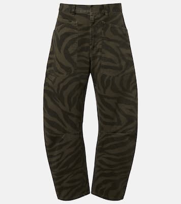 Shon cropped barrel-leg jeans | Nili Lotan