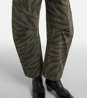 Shon cropped barrel-leg jeans | Nili Lotan